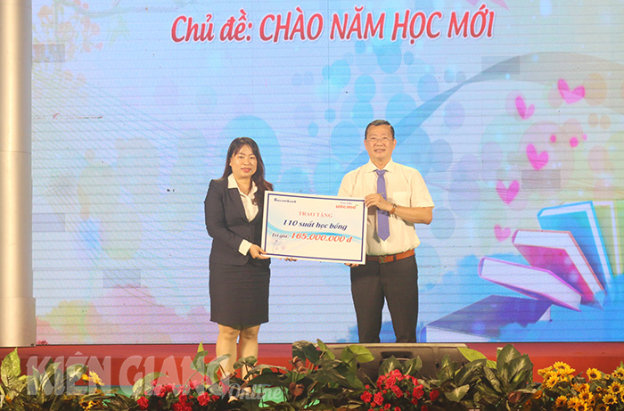 Ngành giáo dục đào tạo Kiên Giang nhận hỗ trợ gần 26,6 tỷ đồng
